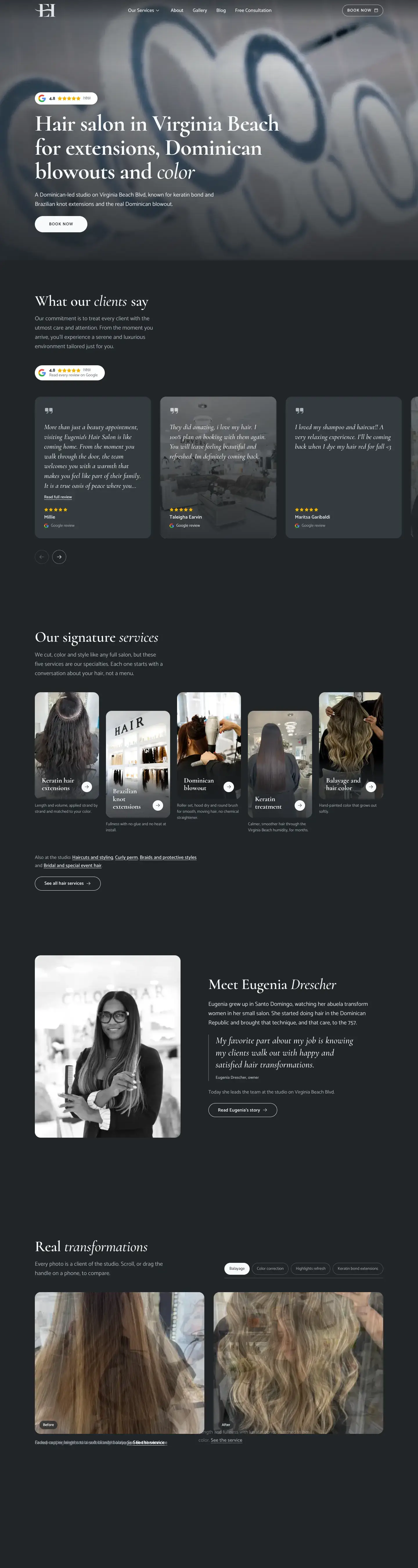 Eugenia Hair Studio: Salons